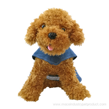 summer Fresh Stylish Washed jean pet clothes
